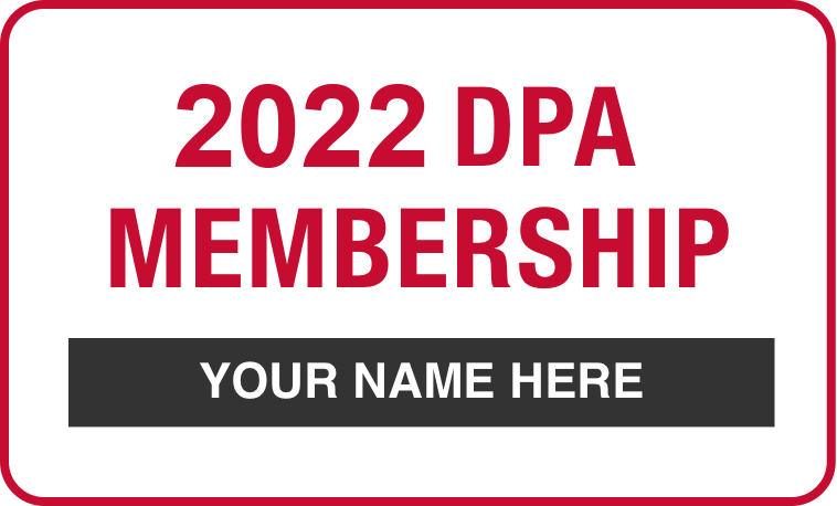 2022 DPA Member Card - Your name here
